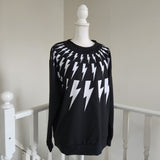 David Rose sweater sweatshirt lightning bolts Schitts Creek apparel