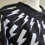 David Rose sweater sweatshirt lightning bolts Schitts Creek apparel