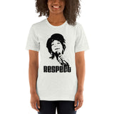 unisex sweatshirt Aretha Franklin respect silhouette singer artist model