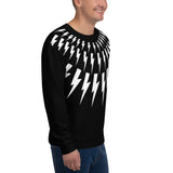 David Rose sweater sweatshirt lightning bolts Schitts Creek apparel