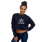Weed Snob Crop Sweatshirt