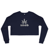Weed Snob Crop Sweatshirt