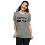 brat pack vintage unisex t-shirt soft cotton logo apparel model