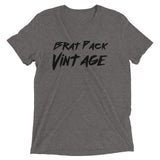 brat pack vintage unisex t-shirt soft cotton logo apparel