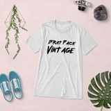 brat pack vintage unisex t-shirt soft cotton logo apparel