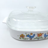 vintage corning ware country festival cooking kitchen baking retro