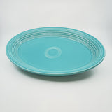 Fiesta ware serving platter in turquoise