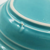 Fiesta ware serving platter in turquoise