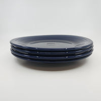 Fiesta ware dinner plate, lunch or utility plate, and mug in Cobalt