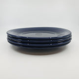 Fiesta ware dinner plate, lunch or utility plate, and mug in Cobalt
