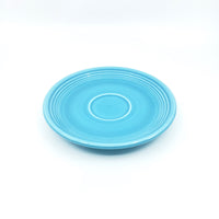 Fiesta ware coffee tea saucer in turquoise vintage kitchen tableware 