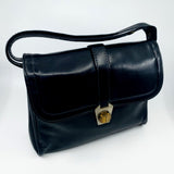 Vintage Black Satchel Handbag. party date night wedding bridal special occasion accessories 