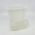 Vintage Tupperware Store and Pour 1qt Pitcher - White 792 flip top lid