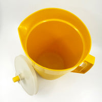Vintage Tupperware Pitcher 1 qt - Yellow Harvest juice tea drink ware mid century retro kitchen