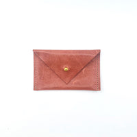 handmade leather card holder wallet business gift cards button accessories
