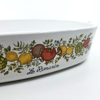 Vintage CorningWare Square Baking Dish 2.5L  - Spice of Life. A-10-B le romaine mid century modern retro cooking cookware baking kitchenware