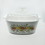 Vintage CorningWare Dutch Oven 5 Liter - Spice of Life. A-5-B cookware kitchen retro antique