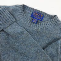 thrift vintage men's Pendleton wool grandpa secondhand slow fashion gray blue heather