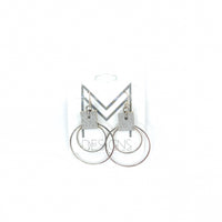 handmade leather statement earrings jewelry hoops near me gray