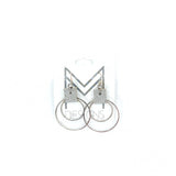 handmade leather statement earrings jewelry hoops near me gray