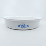 Vintage CorningWare Round Cake Pan 8" - Blue Cornflower. P-321 retro kitchen bakeware