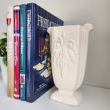 Vintage Greek Deco Ceramic Vase retro antique planter leaf decor home office ceramics
