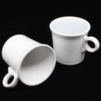 Fiesta ware mug in white tom and jerry mug coffee tea