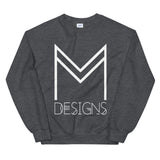 M Designs logo sweatshirt apparel gray