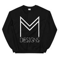 M Designs logo sweatshirt apparel black