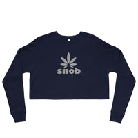 Weed Snob Crop Sweatshirt